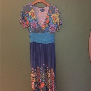 Sweetees Long Floral Maxi Dress
